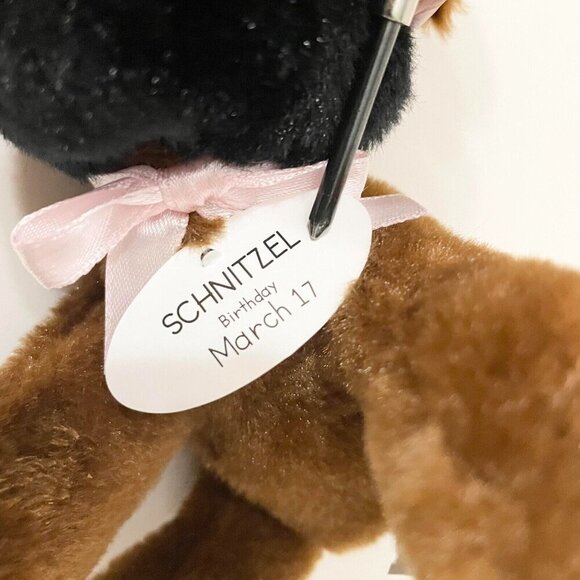 Ganz Soft Spots 4 Inch Easter Puppy Dog Schnitzel Bunny Ears Animal Plush - Picture 9 of 13